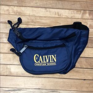 Vintage Fanny Pack “Calvin Christian School” Blue
